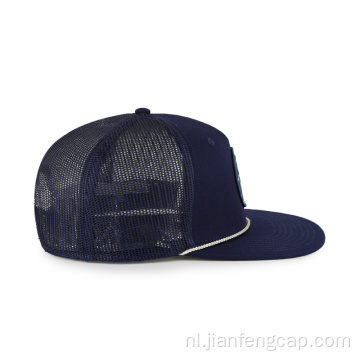 Zomer heren mesh hoed snapback hoed aangepast logo